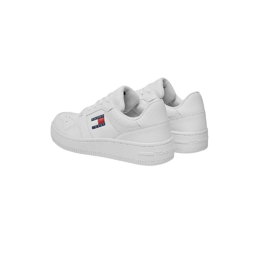 TOMMY JEANS RETRO BASKET ESS ΠΑΠΟΥΤΣΙ ΑΝΔΡΙΚΟ WHITE