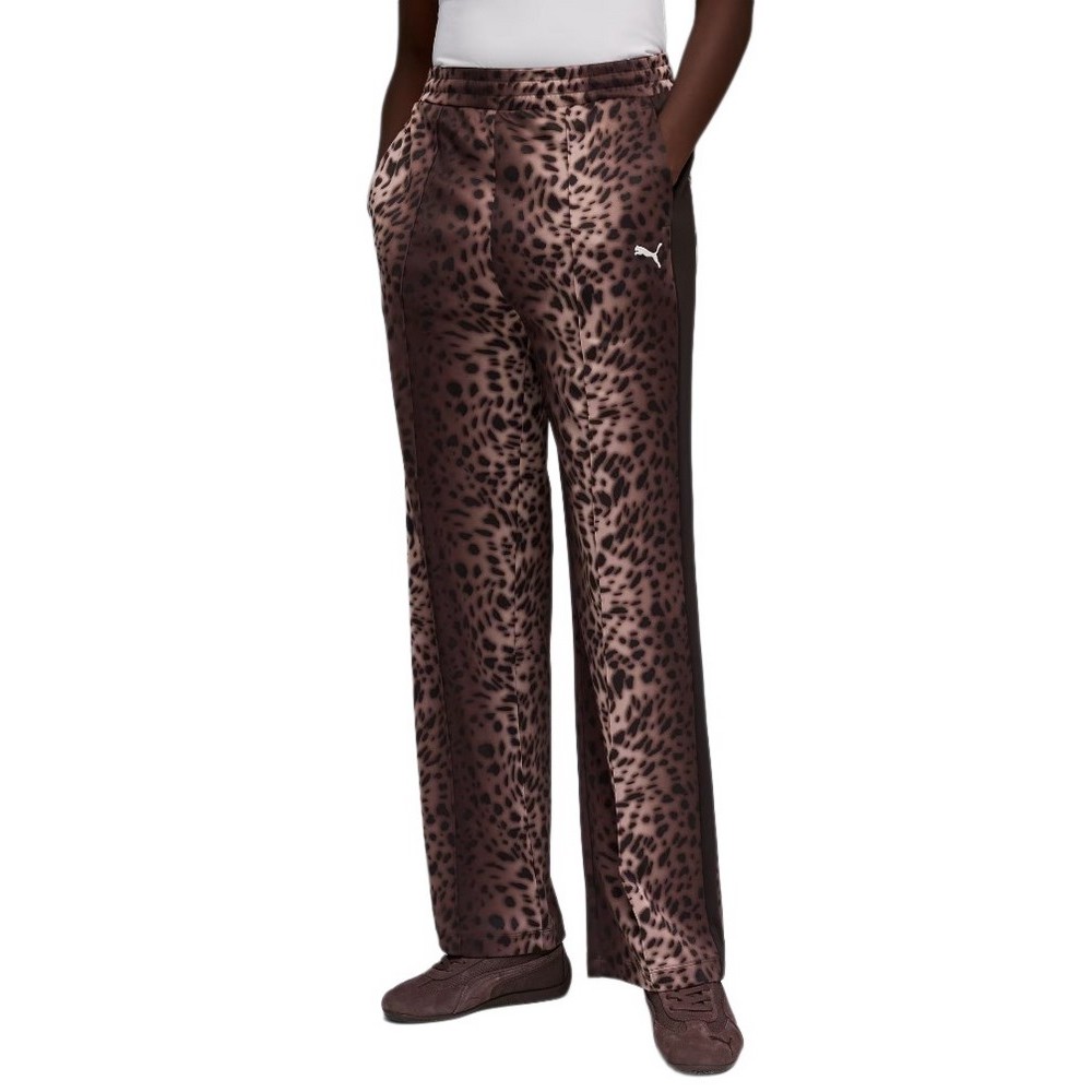 PUMA LEO LUXE AOP TRACK PANTS ΦΟΡΜΑ ΠΑΝΤΕΛΟΝΙ ΓΥΝΑΙΚΕΟ BLACK