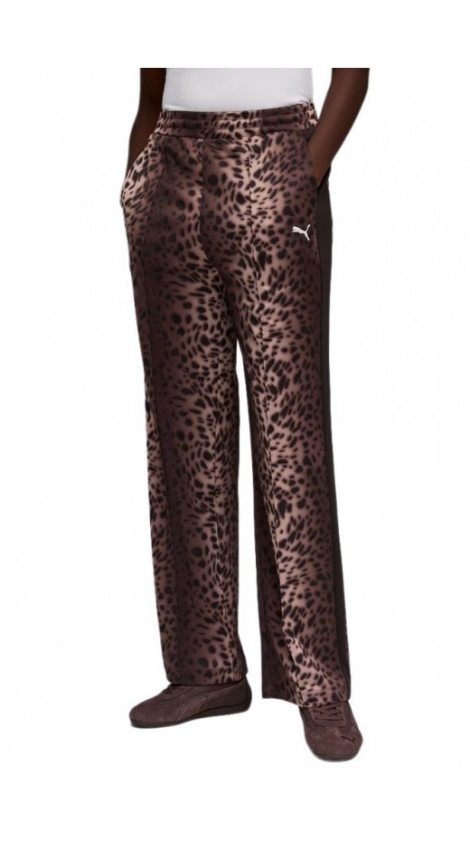 PUMA LEO LUXE AOP TRACK PANTS ΦΟΡΜΑ ΠΑΝΤΕΛΟΝΙ ΓΥΝΑΙΚΕΟ BLACK