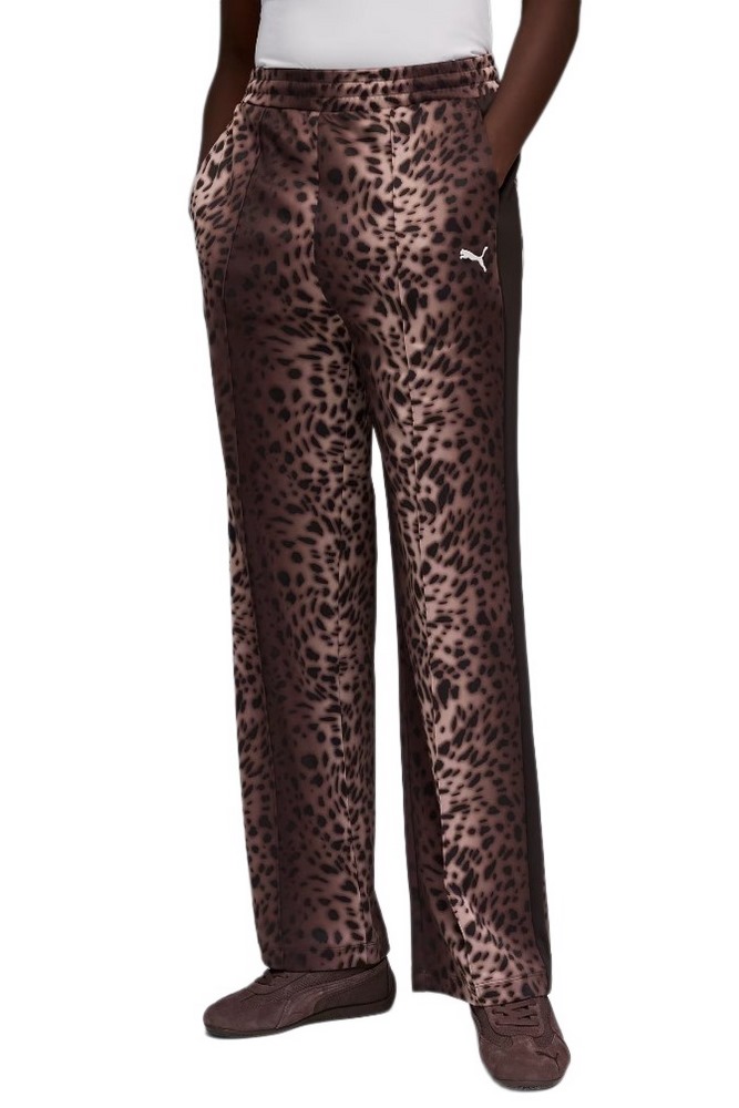 PUMA LEO LUXE AOP TRACK PANTS ΦΟΡΜΑ ΠΑΝΤΕΛΟΝΙ ΓΥΝΑΙΚΕΟ BLACK