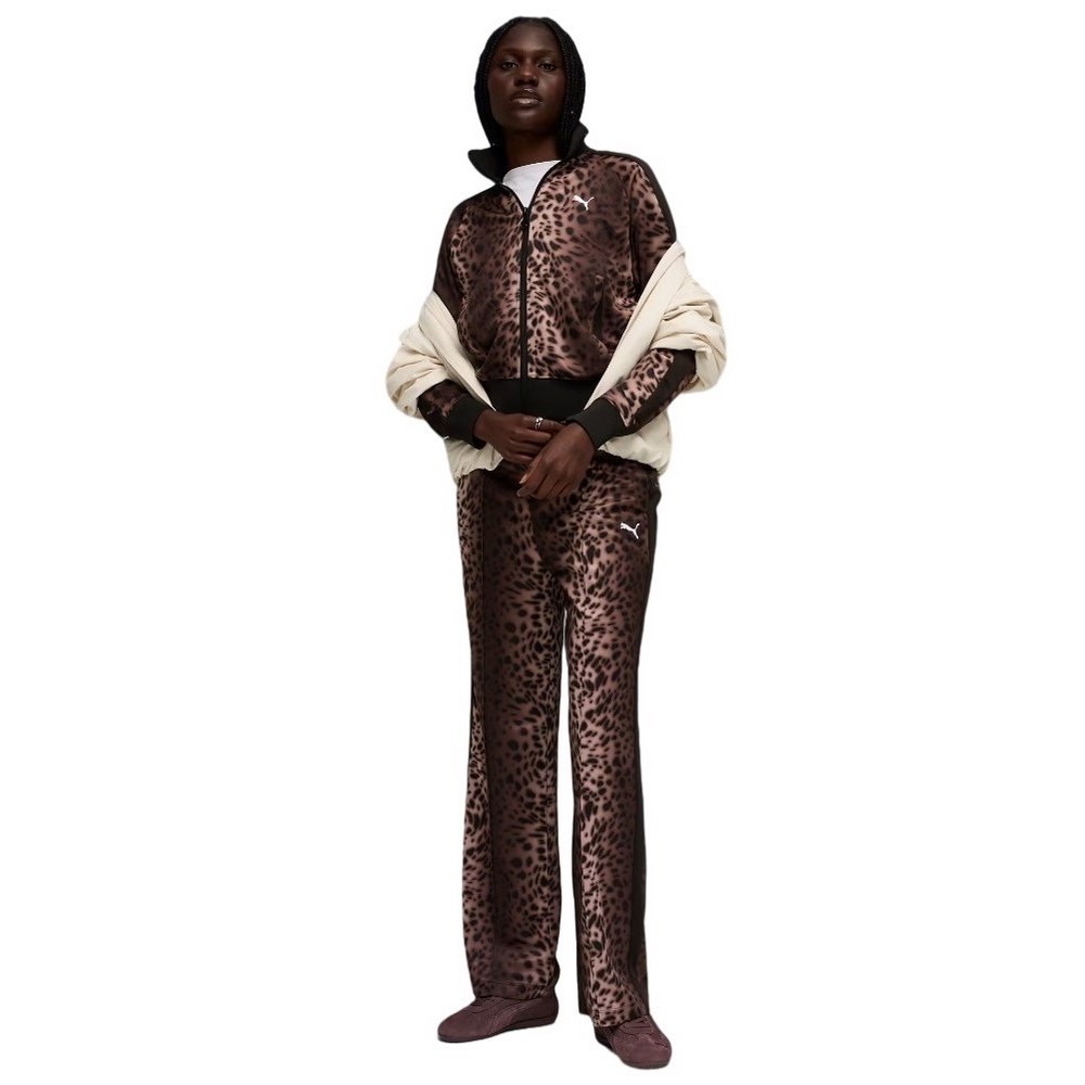 PUMA LEO LUXE AOP TRACK PANTS ΦΟΡΜΑ ΠΑΝΤΕΛΟΝΙ ΓΥΝΑΙΚΕΟ BLACK