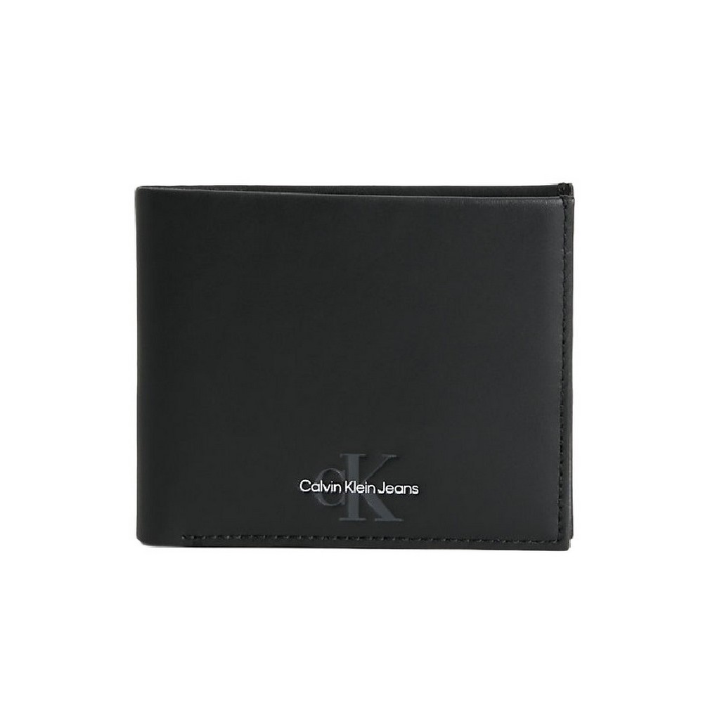 CALVIN KLEIN JEANS MONOGRAM SOFT BIFOLD ΑΞΕΣΟΥΑΡ ΠΟΡΤΟΦΟΛΙ ΑΝΔΡΙΚΟ BLACK