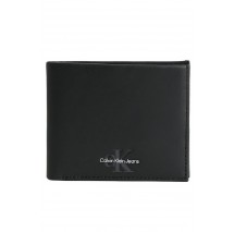 CALVIN KLEIN JEANS MONOGRAM SOFT BIFOLD ΑΞΕΣΟΥΑΡ ΠΟΡΤΟΦΟΛΙ ΑΝΔΡΙΚΟ BLACK