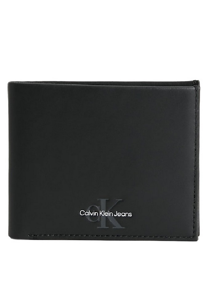CALVIN KLEIN JEANS MONOGRAM SOFT BIFOLD ΑΞΕΣΟΥΑΡ ΠΟΡΤΟΦΟΛΙ ΑΝΔΡΙΚΟ BLACK