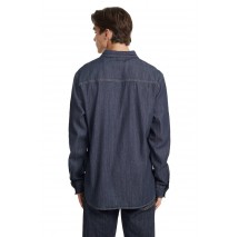 GUESS JEANS REGULAR LS DENIM SHIRT ΠΟΥΚΑΜΙΣΟ ΑΝΔΡΙΚΟ BLUΕ DENIM