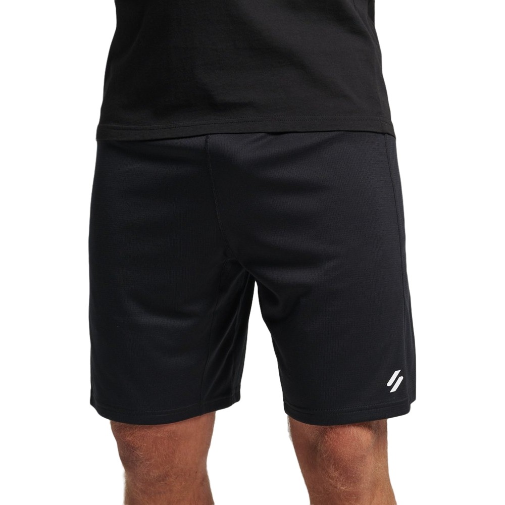 ΒΕΡΜΟΥΔΑ D1 SPORT CORE RELAXED ΑΝΔΡΙΚΗ SUPERDRY BLACK