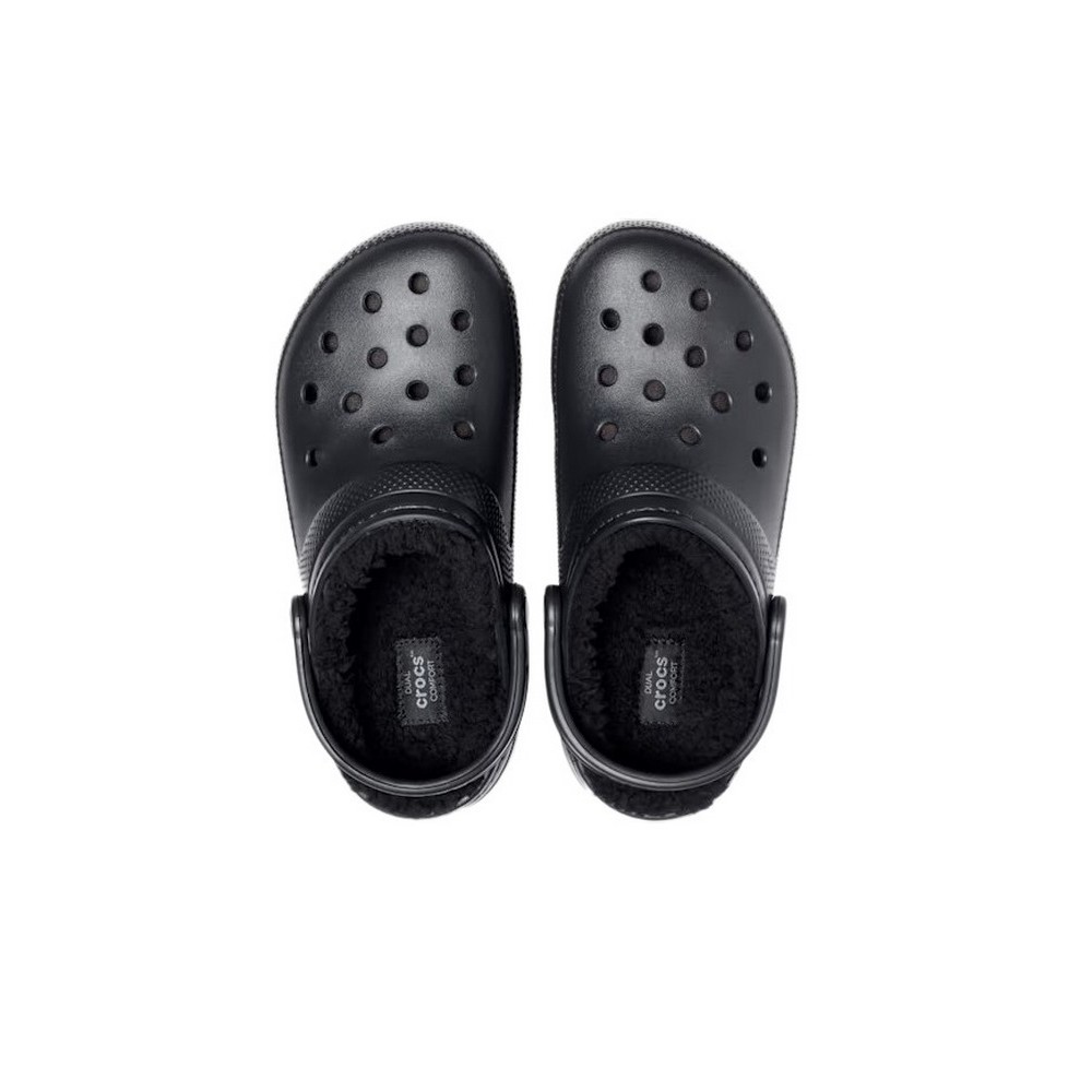 CROCS CLASSIC LINED CLOG UNISEX ΠΕΔΙΛΟ BLACK