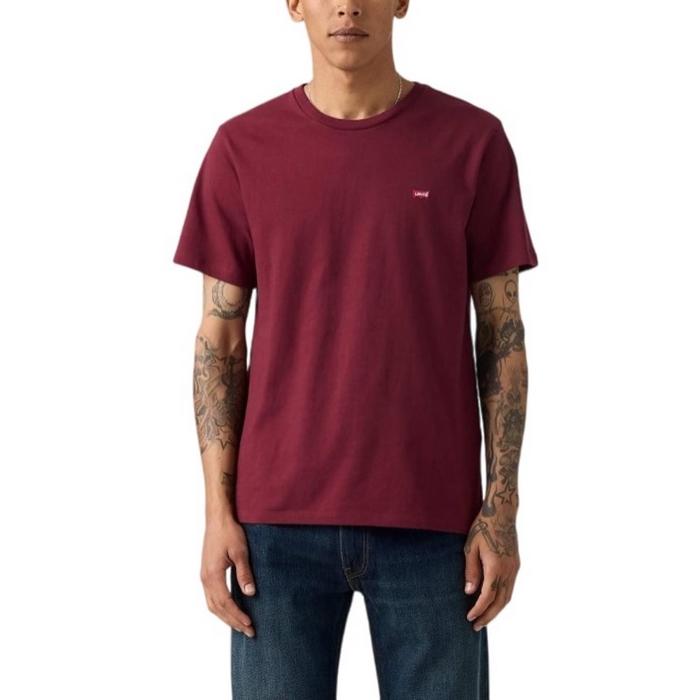 LEVIS® ORIGINAL HM TEE T-SHIRT ΜΠΛΟΥΖΑ ΑΝΔΡΙΚΗ BORDEAUX
