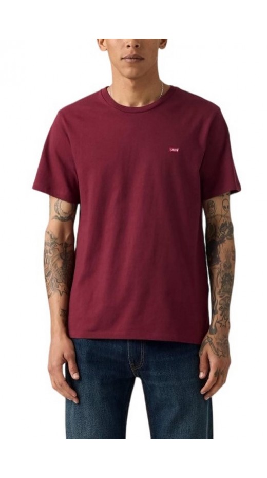 LEVIS® ORIGINAL HM TEE T-SHIRT ΜΠΛΟΥΖΑ ΑΝΔΡΙΚΗ BORDEAUX