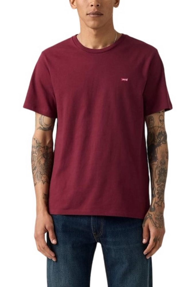 LEVIS® ORIGINAL HM TEE T-SHIRT ΜΠΛΟΥΖΑ ΑΝΔΡΙΚΗ BORDEAUX