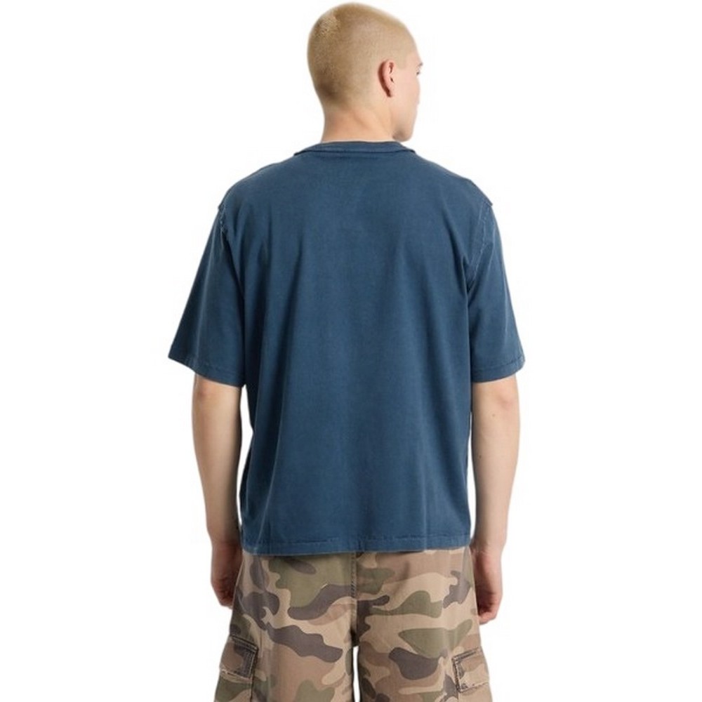 GUESS APPLIQUE BOXY TEE T-SHIRT ΜΠΛΟΥΖΑ ΑΝΔΡΙΚΗ BLUE