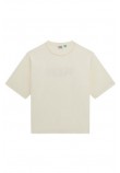 GUESS APPLIQUE BOXY TEE T-SHIRT ΜΠΛΟΥΖΑ ΑΝΔΡΙΚΗ ECRU