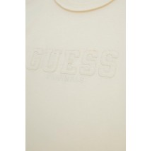 GUESS APPLIQUE BOXY TEE T-SHIRT ΜΠΛΟΥΖΑ ΑΝΔΡΙΚΗ ECRU