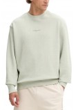 TOMMY JEANS RLX WAFFLE SCRIPT CREW ΜΠΛΟΥΖΑ ΑΝΔΡΙΚΗ MINT
