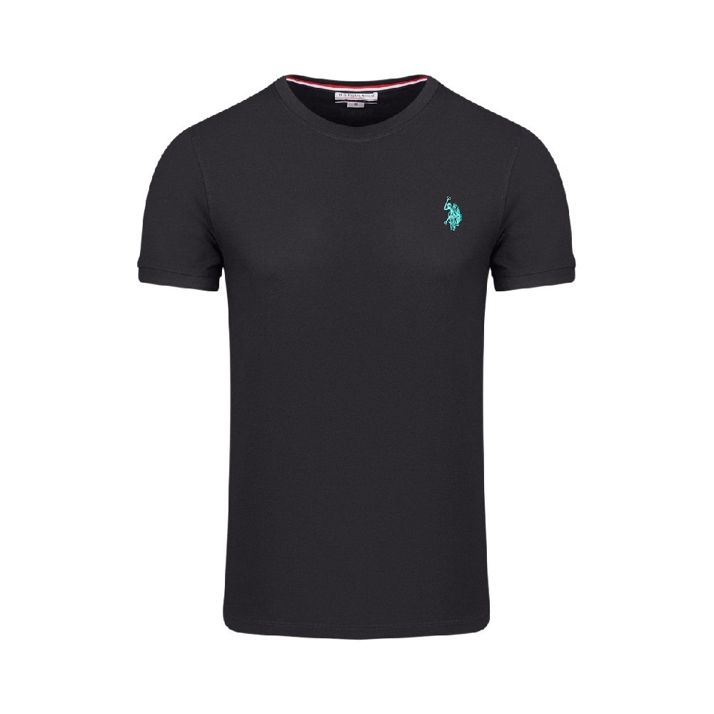 U.S POLO ASSN BREN 000272 CHL4 T-SHIRT ΜΠΛΟΥΖΑ ΑΝΔΡΙΚΗ BLACK