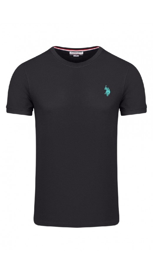 U.S POLO ASSN BREN 000272 CHL4 T-SHIRT ΜΠΛΟΥΖΑ ΑΝΔΡΙΚΗ BLACK