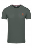 U.S POLO ASSN BREN 000272 CHL4 T-SHIRT ΜΠΛΟΥΖΑ ΑΝΔΡΙΚΗ KHAKI