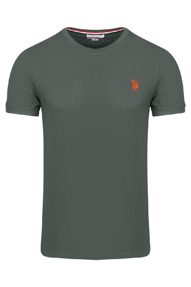U.S POLO ASSN BREN 000272 CHL4 T-SHIRT ΜΠΛΟΥΖΑ ΑΝΔΡΙΚΗ KHAKI