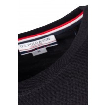 U.S POLO ASSN BREN 000272 CHL4 T-SHIRT ΜΠΛΟΥΖΑ ΑΝΔΡΙΚΗ BLACK