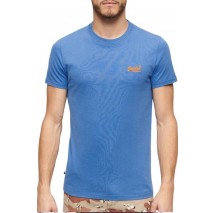 SUPERDRY D1 OVIN ESSENTIAL LOGO EMB TEE T-SHIRT ΜΠΛΟΥΖΑ ΑΝΔΡΙΚΗ CIEL