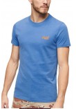SUPERDRY D1 OVIN ESSENTIAL LOGO EMB TEE T-SHIRT ΜΠΛΟΥΖΑ ΑΝΔΡΙΚΗ CIEL