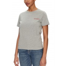 GUESS CN AMERICAN PRINT ΜΠΛΟΥΖΑ ΓΥΝΑΙΚΕΙΑ GREY
