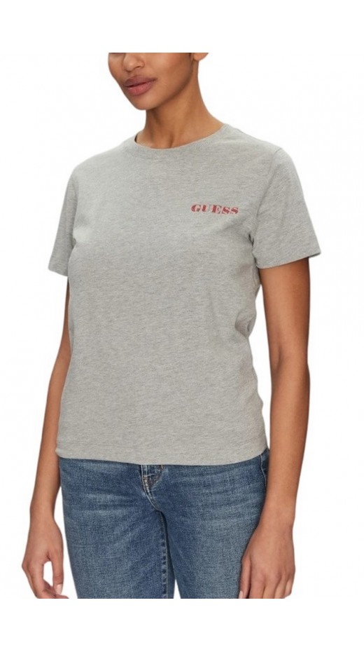 GUESS CN AMERICAN PRINT ΜΠΛΟΥΖΑ ΓΥΝΑΙΚΕΙΑ GREY