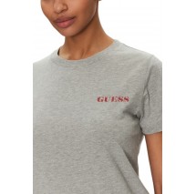 GUESS CN AMERICAN PRINT ΜΠΛΟΥΖΑ ΓΥΝΑΙΚΕΙΑ GREY