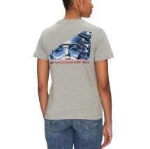 GUESS CN AMERICAN PRINT ΜΠΛΟΥΖΑ ΓΥΝΑΙΚΕΙΑ GREY