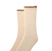 UGG MARLENY WHIPSTITCH CREW SOCK 1163870 ΚΑΛΤΣΑ ΜΕΣΑΙΑ ΓΥΝΑΙΚΕΙΑ ECRU