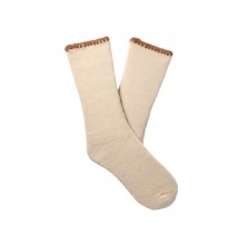 UGG MARLENY WHIPSTITCH CREW SOCK 1163870 ΚΑΛΤΣΑ ΜΕΣΑΙΑ ΓΥΝΑΙΚΕΙΑ ECRU
