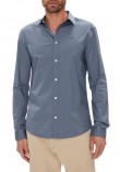 TOMMY JEANS ORIGINAL STRETCH SHIRT ΠΟΥΚΑΜΙΣΟ ΑΝΔΡΙΚΟ BLUE