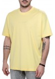 GUESS JEANS CN OS LOGO EMB TEE T-SHIRT ΜΠΛΟΥΖΑ ΑΝΔΡΙΚΗ YELLOW