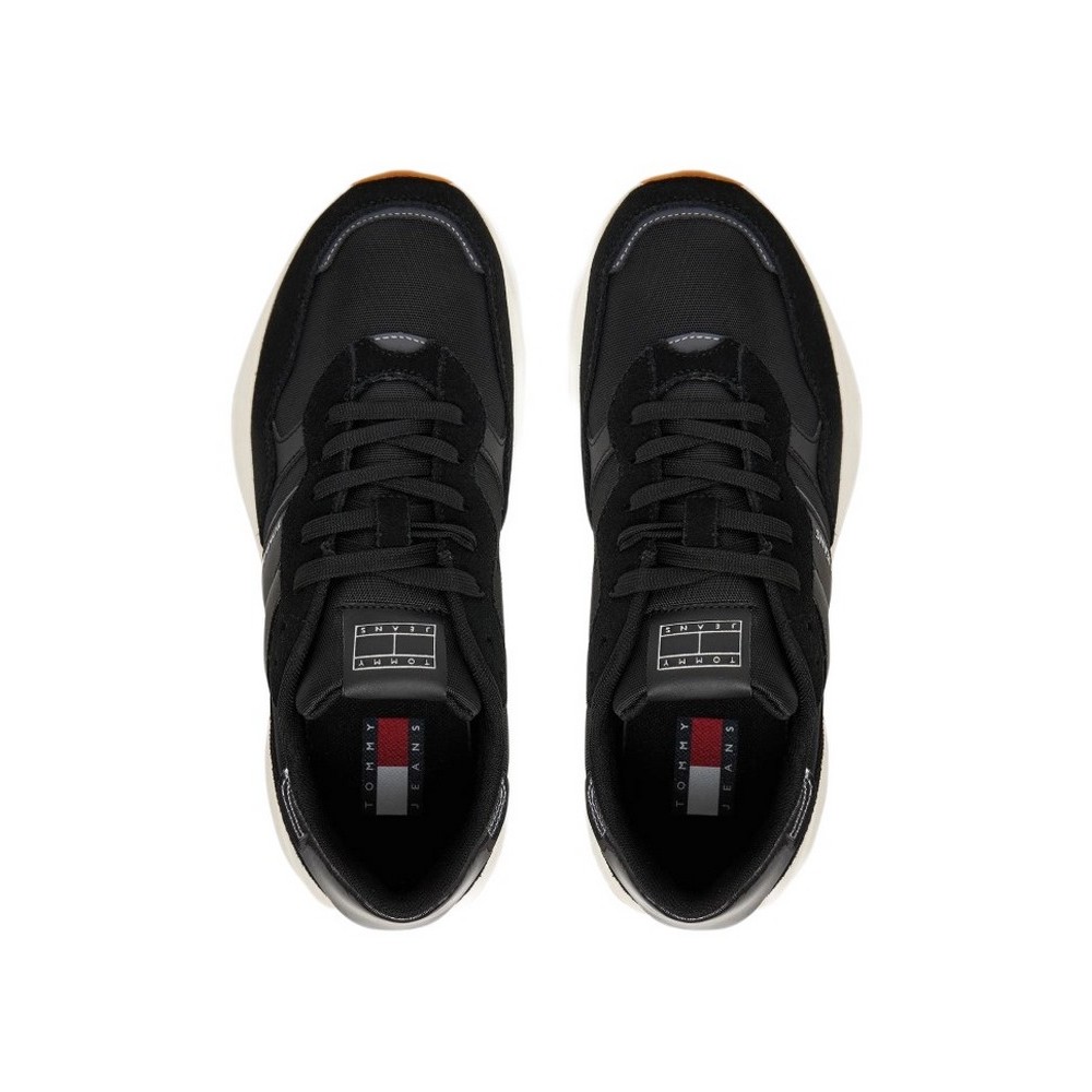 TOMMY JEANS CLEATED RUNNER ΠΑΠΟΥΤΣΙ ΓΥΝΑΙΚΕΙΟ BLACK