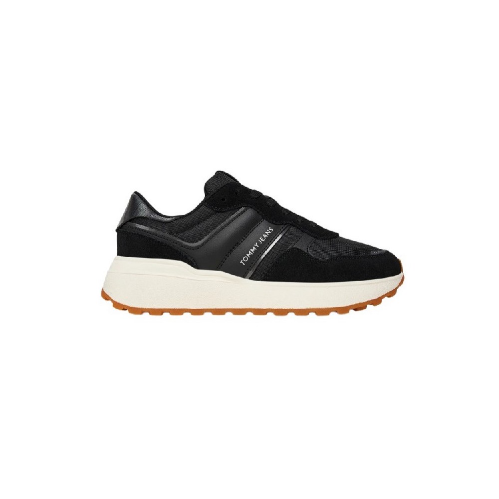 TOMMY JEANS CLEATED RUNNER ΠΑΠΟΥΤΣΙ ΓΥΝΑΙΚΕΙΟ BLACK