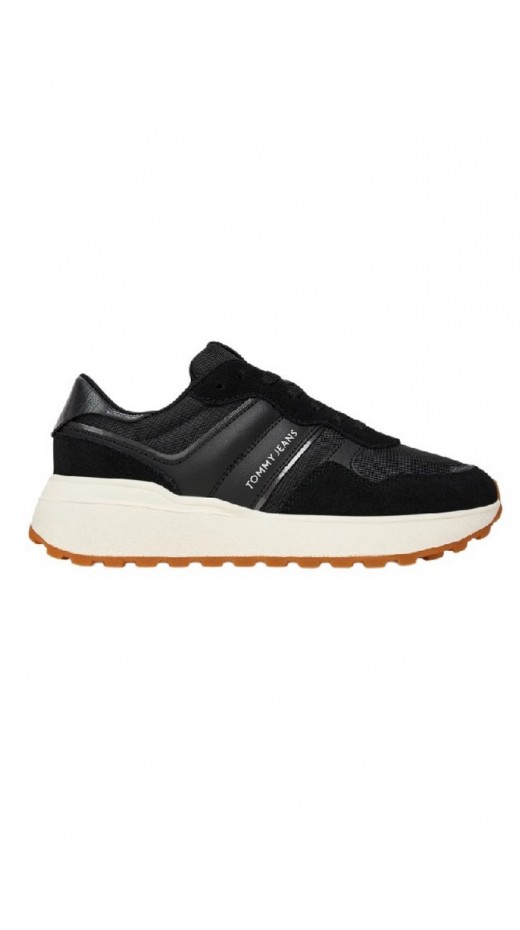 TOMMY JEANS CLEATED RUNNER ΠΑΠΟΥΤΣΙ ΓΥΝΑΙΚΕΙΟ BLACK