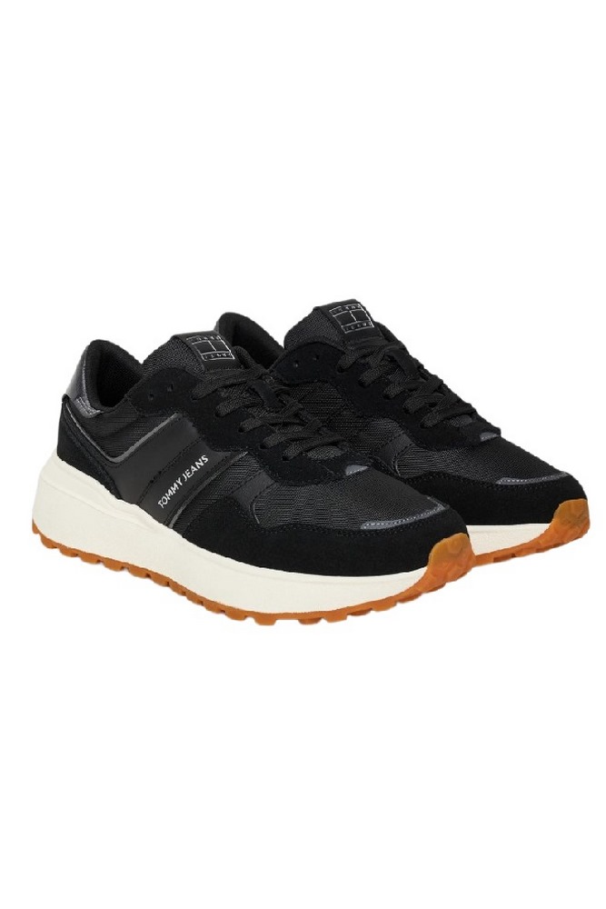 TOMMY JEANS CLEATED RUNNER ΠΑΠΟΥΤΣΙ ΓΥΝΑΙΚΕΙΟ BLACK