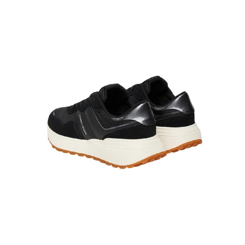TOMMY JEANS CLEATED RUNNER ΠΑΠΟΥΤΣΙ ΓΥΝΑΙΚΕΙΟ BLACK