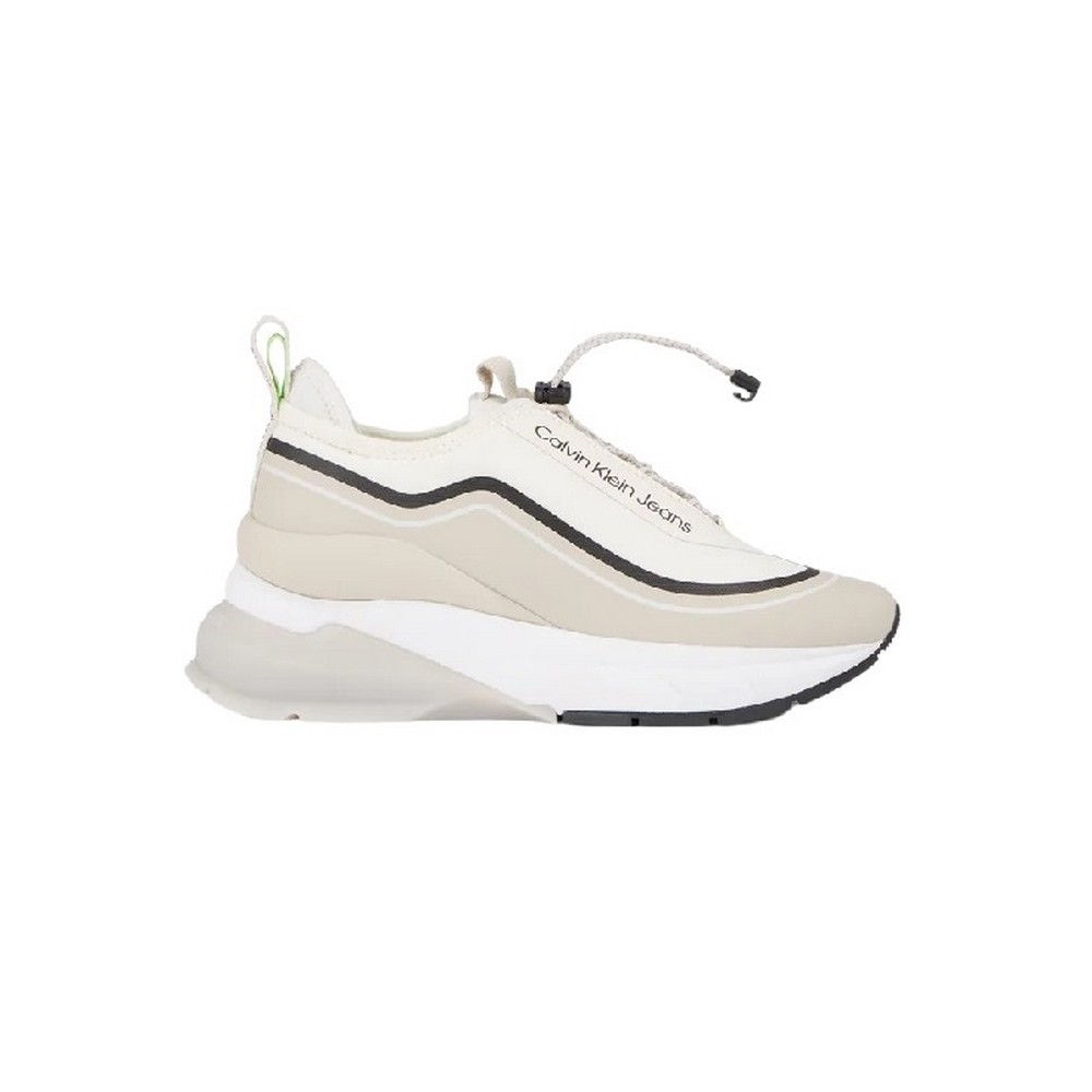 CALVIN KLEIN JEANS WEDGE RUNNER SLIP ON ΠΑΠΟΥΤΣΙ ΓΥΝΑΙΚΕΙΟ WHITE