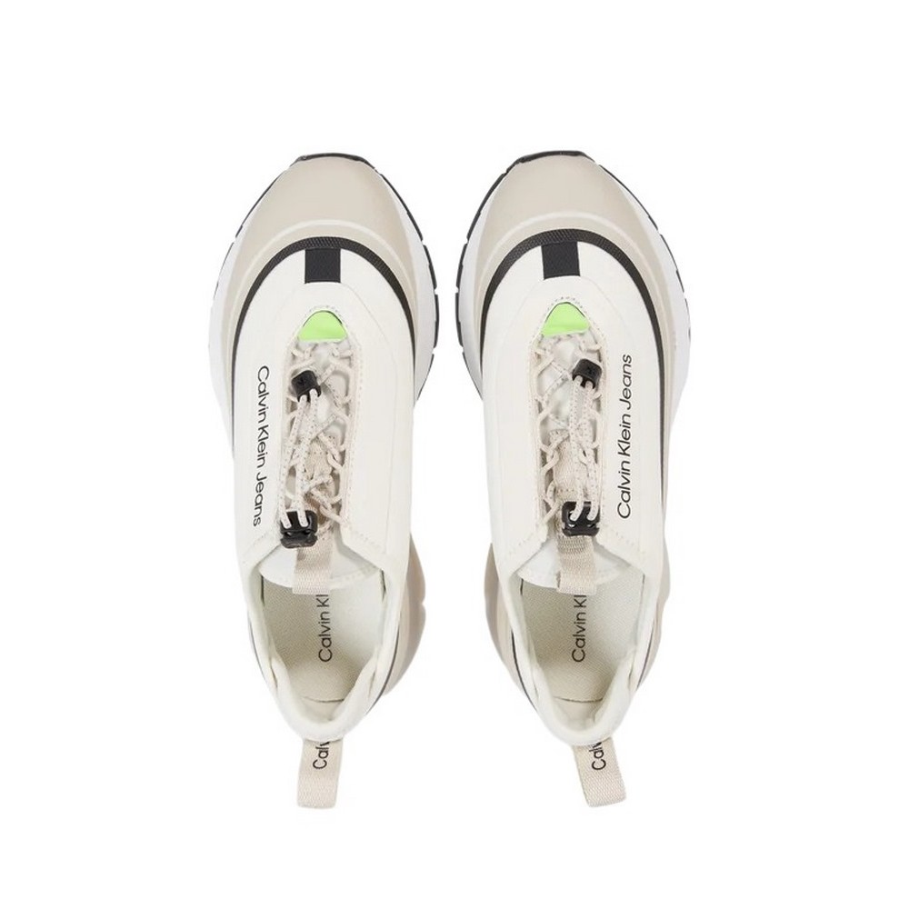 CALVIN KLEIN JEANS WEDGE RUNNER SLIP ON ΠΑΠΟΥΤΣΙ ΓΥΝΑΙΚΕΙΟ WHITE