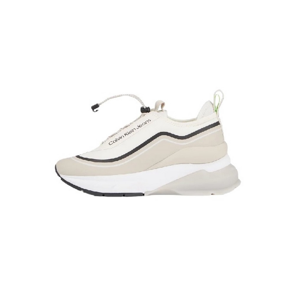CALVIN KLEIN JEANS WEDGE RUNNER SLIP ON ΠΑΠΟΥΤΣΙ ΓΥΝΑΙΚΕΙΟ WHITE