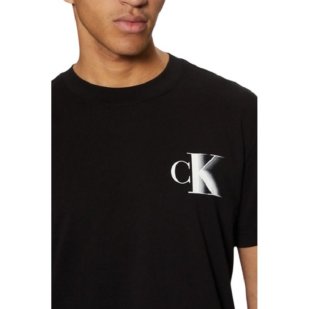 CALVIN KLEIN JEANS BOLD CK TEE T-SHIRT ΜΠΛΟΥΖΑ ΑΝΔΡΙΚΗ BLACK