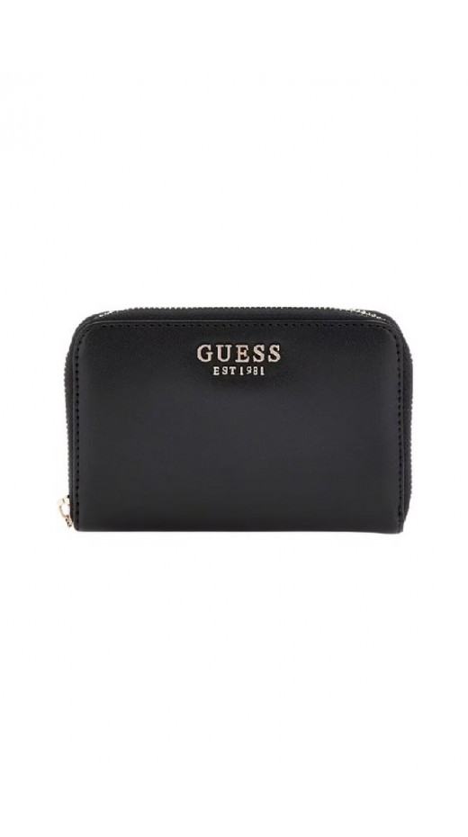 GUESS LAUREL SLG MEDIUM ZIP AROUND ΠΟΡΤΟΦΟΛΙ ΓΥΝΑΙΚΕΙΟ BLACK