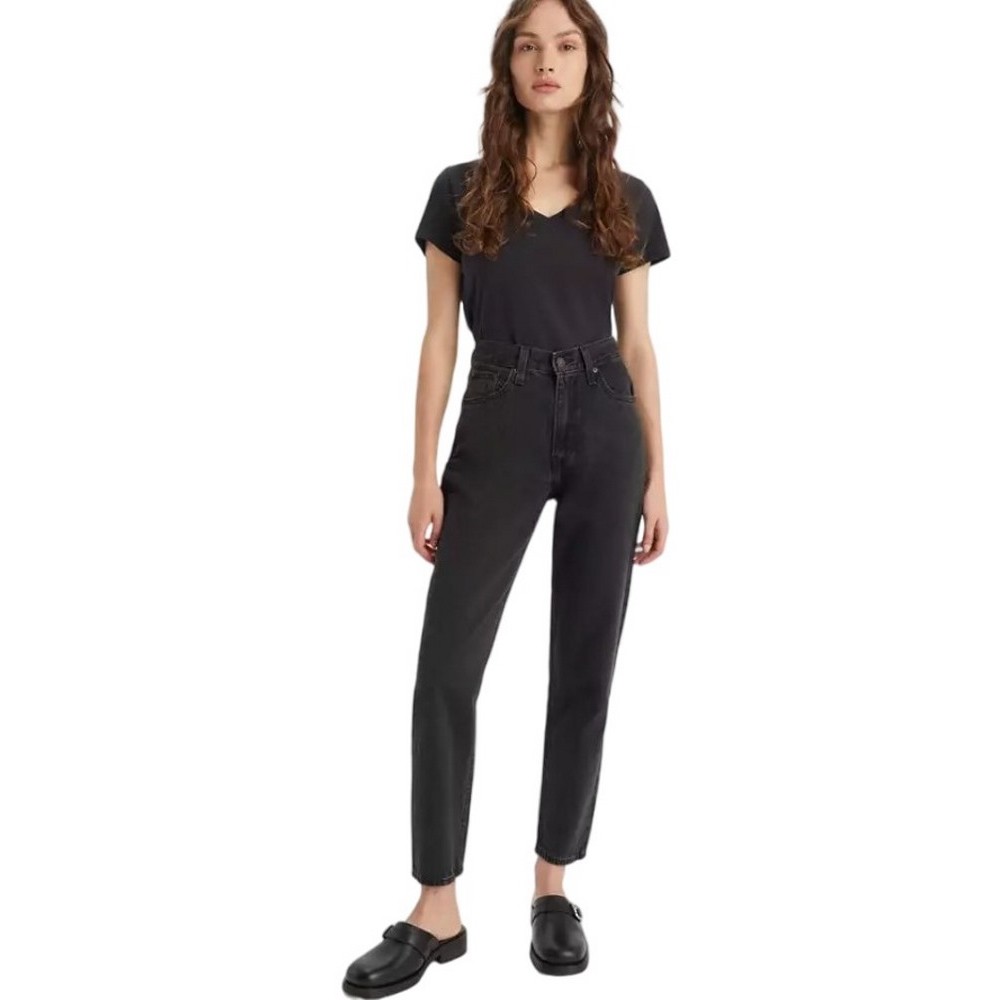 LEVIS 80S MOM JEAN BLACKS ΠΑΝΤΕΛΟΝΙ ΓΥΝΑΙΚΕΙΟ BLACK DENIM