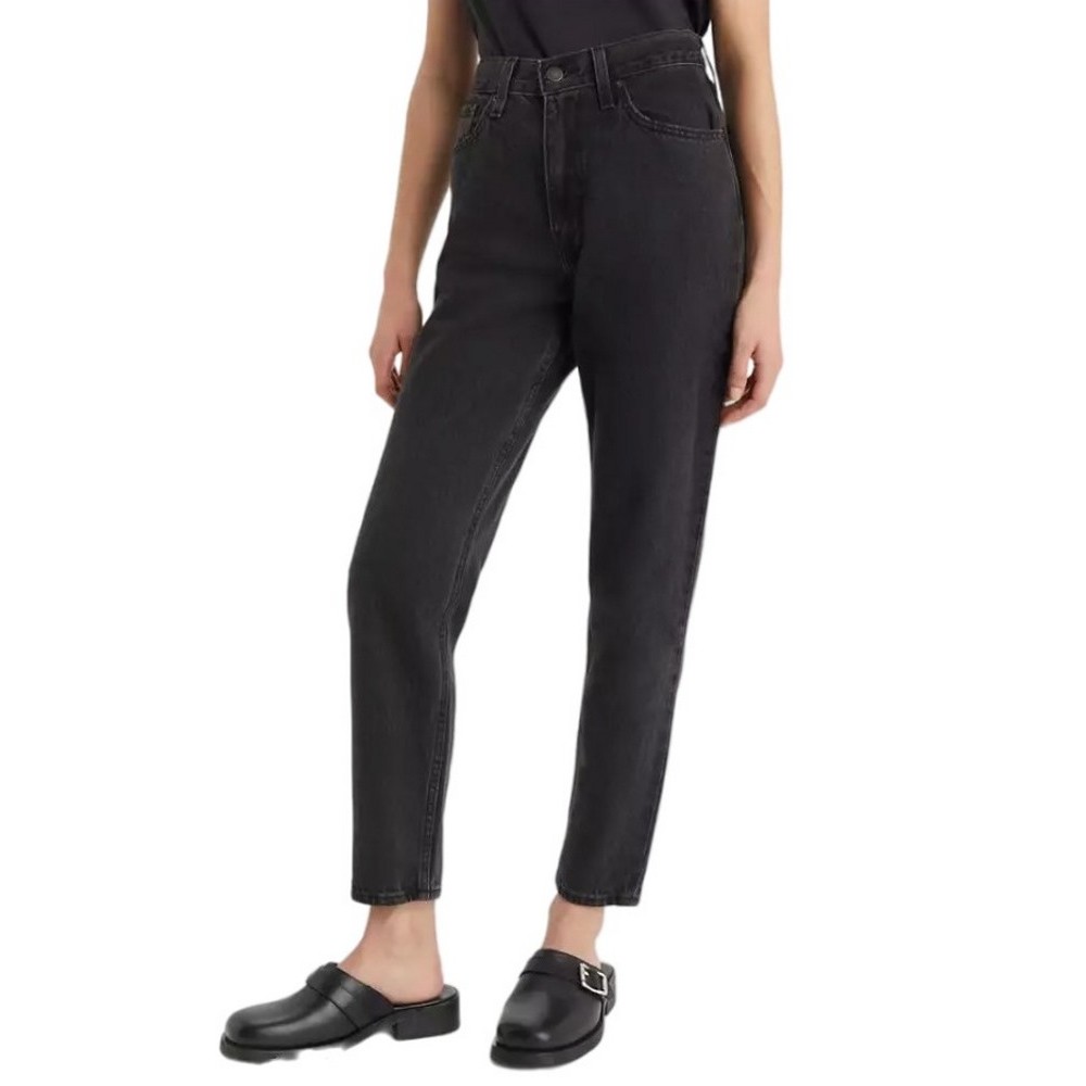 LEVIS 80S MOM JEAN BLACKS ΠΑΝΤΕΛΟΝΙ ΓΥΝΑΙΚΕΙΟ BLACK DENIM