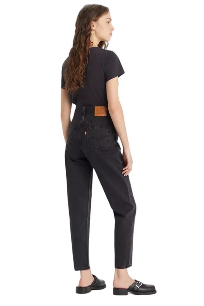 LEVIS 80S MOM JEAN BLACKS ΠΑΝΤΕΛΟΝΙ ΓΥΝΑΙΚΕΙΟ BLACK DENIM