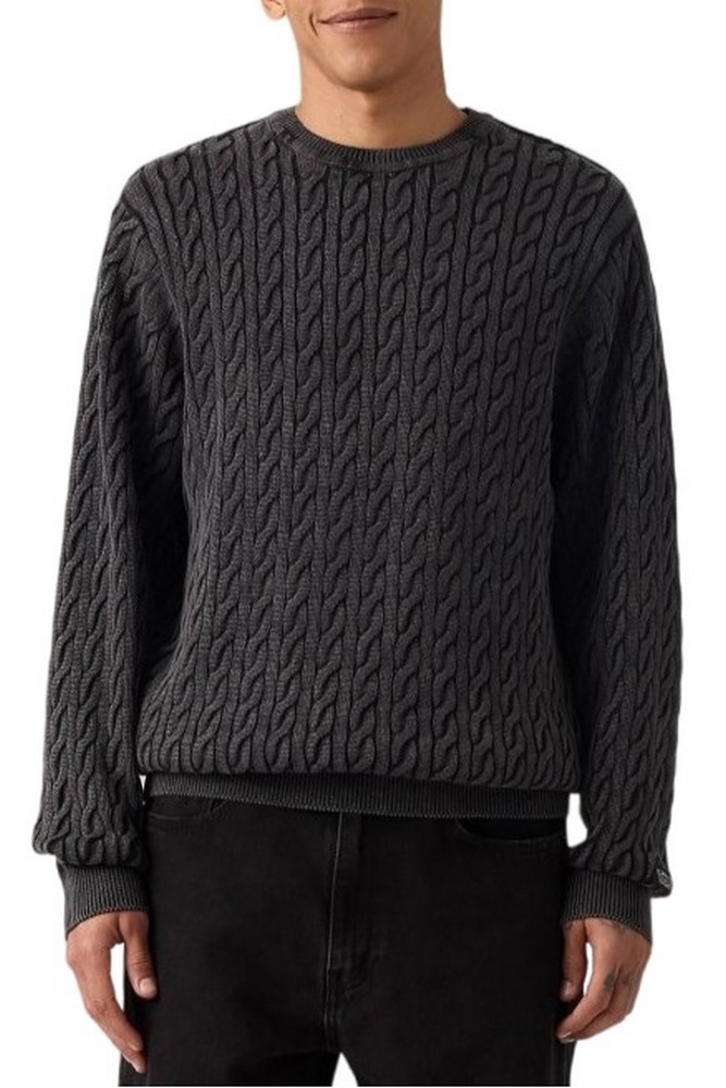 LEVIS® PRESIDIO CREW ΜΠΛΟΥΖΑ ΠΛΕΚΤΗ ΑΝΔΡΙΚΗ BLACK