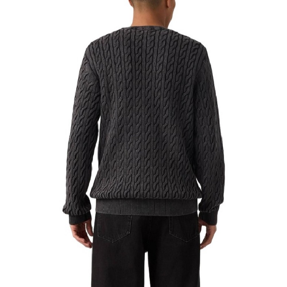 LEVIS® PRESIDIO CREW ΜΠΛΟΥΖΑ ΠΛΕΚΤΗ ΑΝΔΡΙΚΗ BLACK