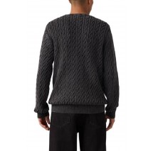 LEVIS® PRESIDIO CREW ΜΠΛΟΥΖΑ ΠΛΕΚΤΗ ΑΝΔΡΙΚΗ BLACK