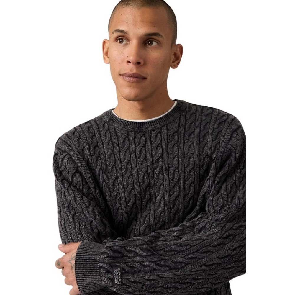 LEVIS® PRESIDIO CREW ΜΠΛΟΥΖΑ ΠΛΕΚΤΗ ΑΝΔΡΙΚΗ BLACK